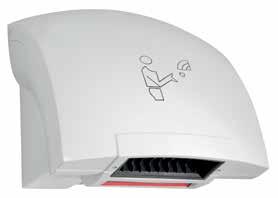 HOTEL EQUIPMENT HOTELZUBEHÖR Automatic hand dryer, stainless