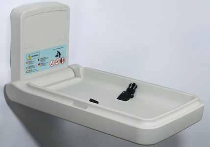 HOTEL EQUIPMENT HOTELZUBEHÖR Reversible shower seat, stainless steel Duschklappsitz, Edelstahl 462 x 120 x 450 mm 347125011 Shower