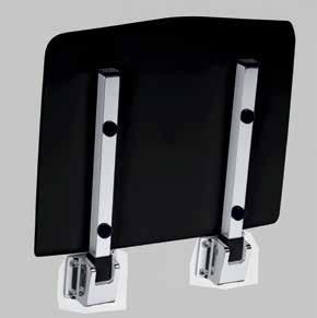 101120052 ø 25 mm, 1400 x 490 x 1400 Shower curtain holder, stainless