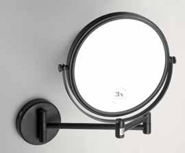 Glass shelf Glasablage 600 x 55 x 130 mm 104102040 Soft Close Cosmetic mirror Rasier- und Kosmetikspiegel 230 x 310 x 450 mm, ø 190 mm 112201510