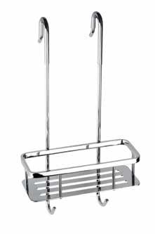 Shower basket Seifenkorb zum Aufhängen, poliert 450 x 160