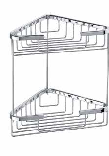 220 x 230 x 108 mm 146208182 Double soap basket, corner