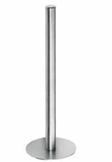 110 x 400 x 130 mm 104113105* 104113109** Wall mounted toilet brush with glass WC-
