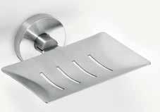 mm 104108045 Soap dish metallic 125 x 55 x 115 mm
