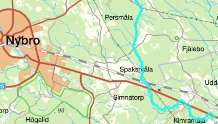 Miljöproblem som har identifierats är miljögifter och morfologiska förändringar och kontinuitet.