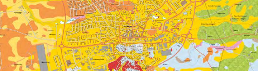 Mark och radon Området ligger inom normalrisk för markradon, enligt sammanställning av radonsituationen i Västra Götaland (länsstyrelsens rapport 2004:01).