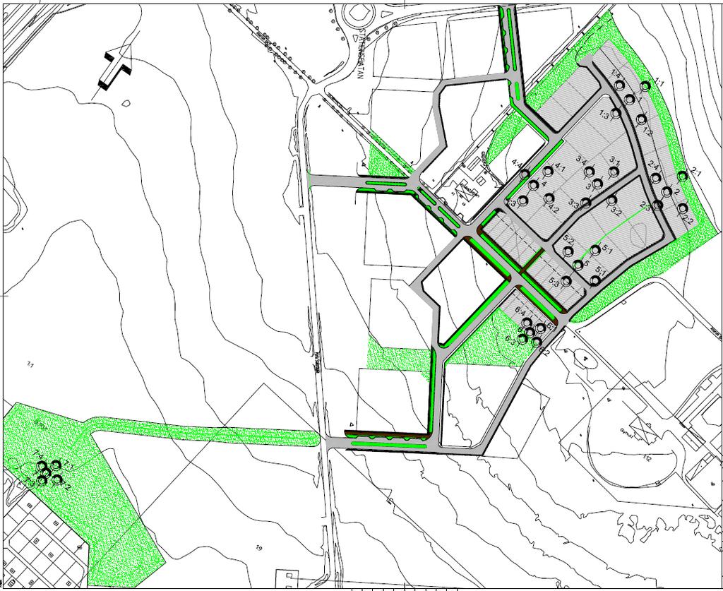 8 PROVTAGNING AV JORD, BERGA 10:1 2 Provtagning Inom området har provtagning utförts i 7 punkter, se fig 2.1 nedan samt bilaga 1 för provpunkternas placering.