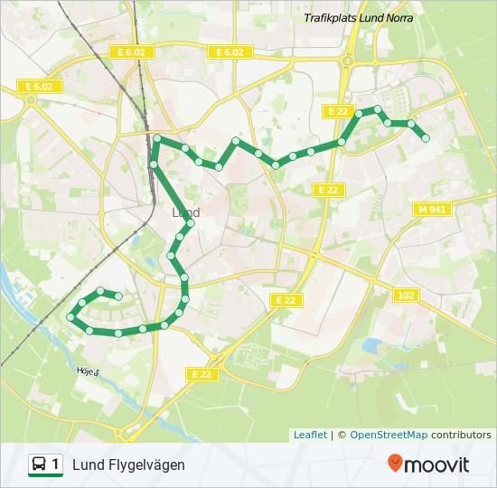 Riktning: Lund Flygelvägen 30 stopp Lund Klostergårdens Centrum Nordanväg 3f, Lund Lund Nordanväg Nordanväg, Lund Lund Korpvallen Vårvädersvägen 4g, Lund Lund Västanväg Vårvädersvägen 6b, Lund Lund