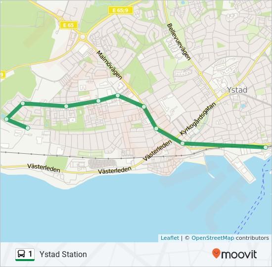 Riktning: Ystad Station 10 stopp Ystad Mjölnaregatan Ystad Bullerbygatan Ystad Katthultsgatan Ystad Edvinshemskolan Ystad Radargatan Ystad Station Rutt Tidtabell: Måndag 06:13-18:43 Tisdag