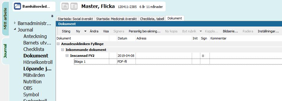 Expandera med hjälp av +tecknet för att tillgängliggöra aktuell pdf-fil.