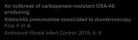 2013; 41: 562-564 Transmission of Salmonella enteritidis after endoscopic retrograde cholangiopancreatography