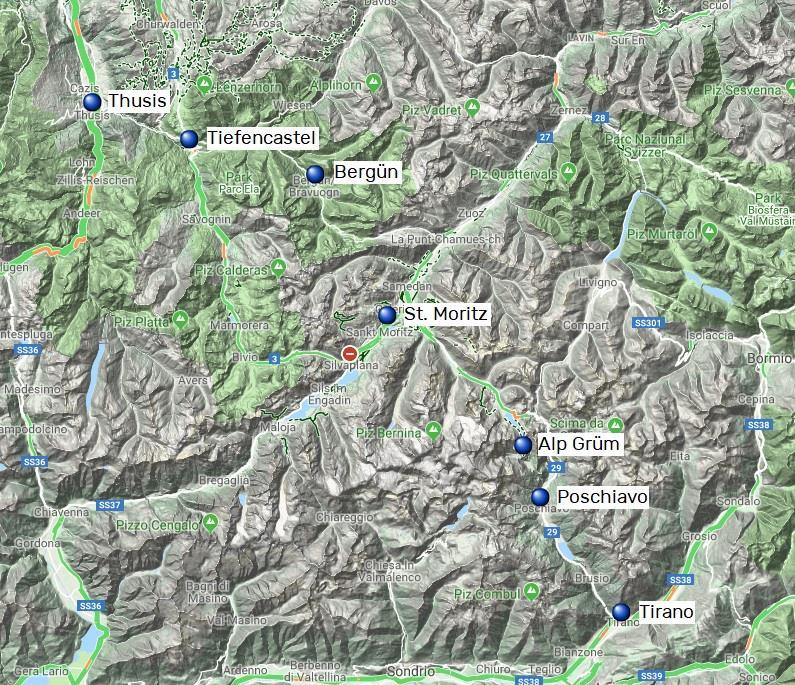 Via Albula & Bernina, 7 nätter 7(7) Via Albula & Bernina Via Albula följer den Rätiska järnvägen på så nära håll som det är möjligt.