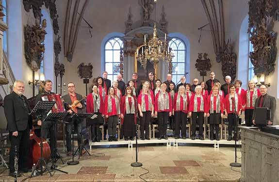 Midvinterkonsert Björklinge kyrkokör medverkade i en härlig Midvinterkonsert den 26 januari tillsammans med de duktiga spelmännen Robert Larsson, Örjan Englund och Mats Andersson.