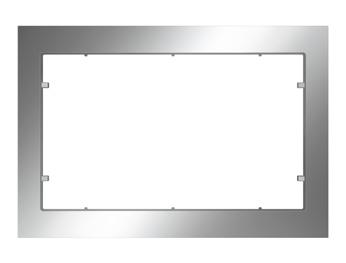 Blankförkromad, mattförkromade knappar 625,- 004 TECEprofil installationsram För montering plan med vägg. OBS!