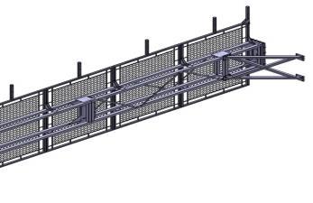 Staket BLG77H Höjd: 3,0 m