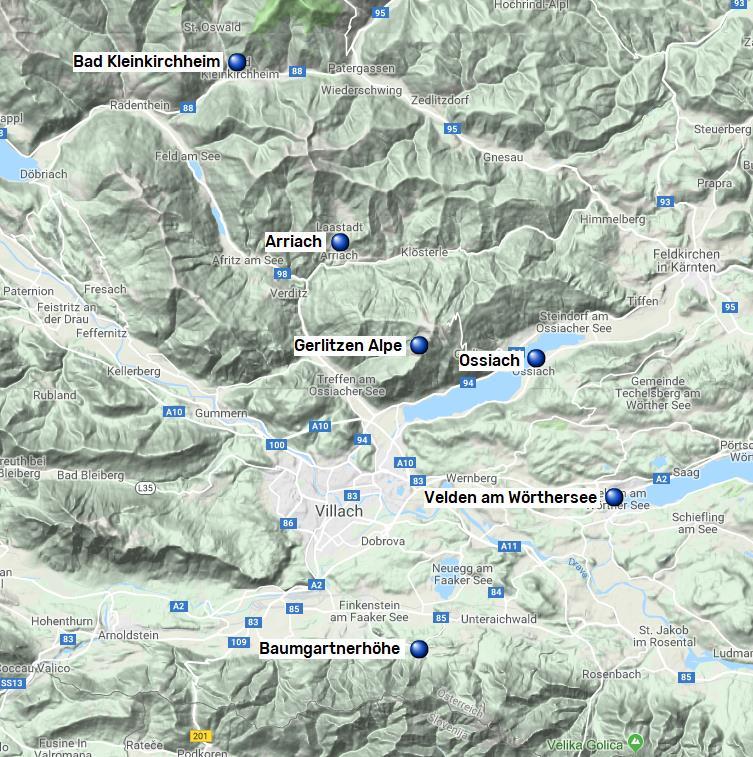 Alpe-Adria Trail, Bad Kleinkirchheim - Baumgartnerhöhe, 6 nätter 8(8) Alpe-Adria Trail mellan Bad Kleinkirchheim