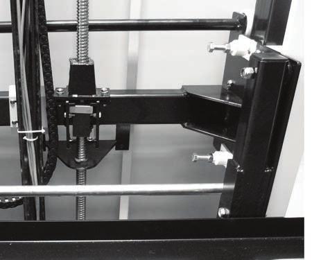 INSTALLING THE LIFT Installing the Platform Step 1 The mounting bolts, nuts and spacers that secure