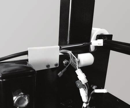 from the front cover. Step 3 Align the four mounting holes and insert a ½ x 3 bolt into each hole.