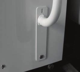 »» Drill a pilot hole into the concrete and fasten