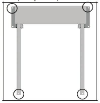 This will ensure the floor anchors set correctly. Step 1 Step 2 Position the lift in its final location.