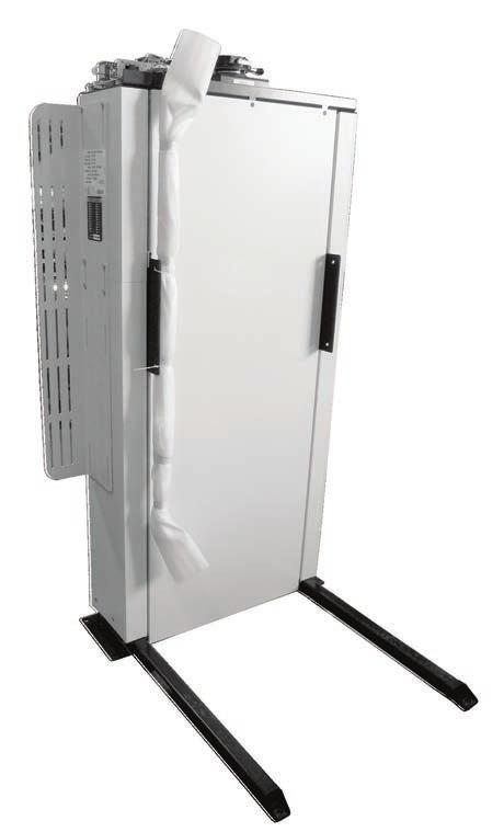 Grasp the loose panel by its sides and raise it up and slide it to the side, freeing it from