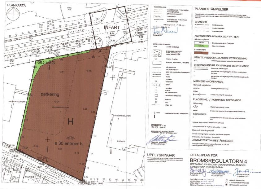 Riksintresse för kustzonen Kv. Bromsregulatorn 4 ligger inom riksintresse för kustzonen enligt 4 kap 1 och 4 miljöbalken.