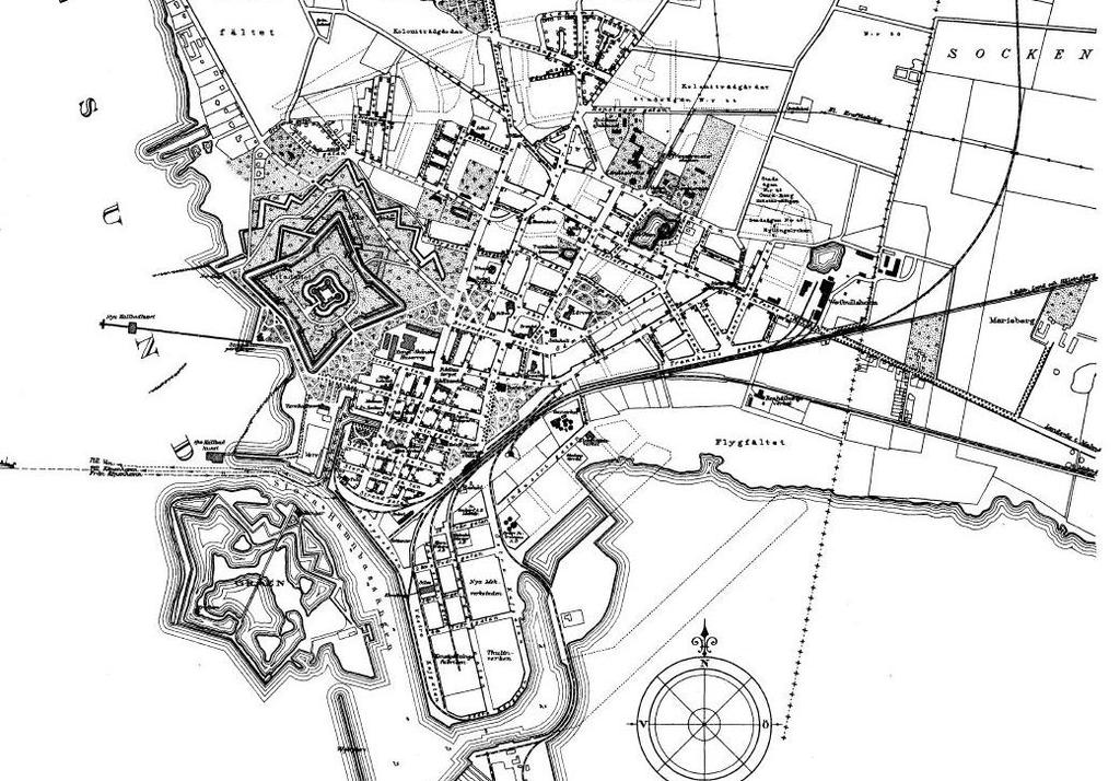 Kulturmiljö och arkeologi Historik Enligt en karta från 1926 innehöll fastigheten tidigare en större gård med odlingsmark/ och parkmark. Området tillhörde tidigare Örja by.