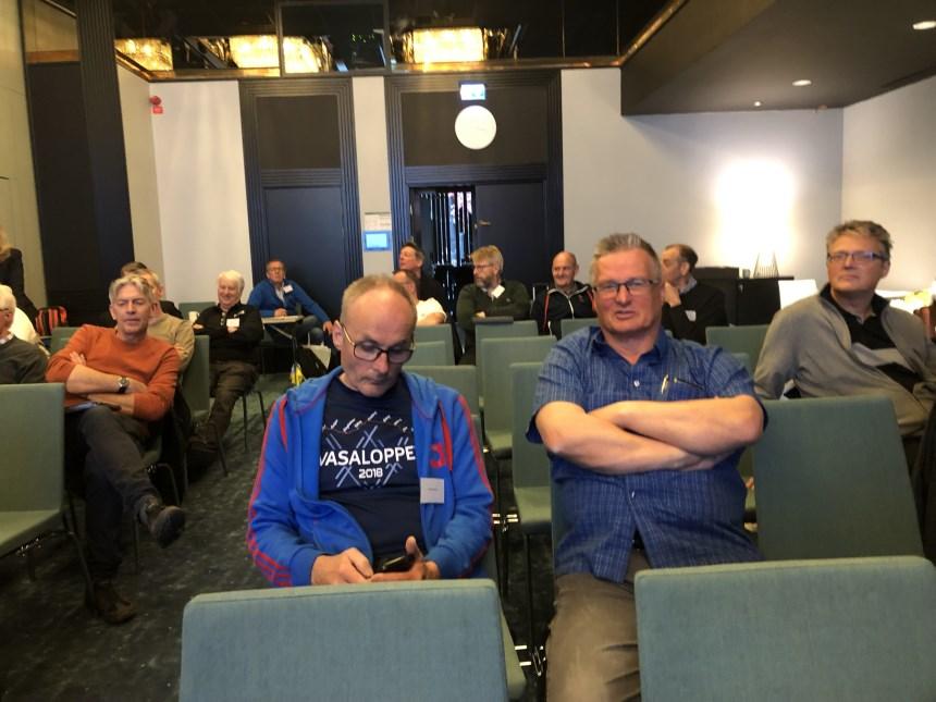 Några tappra var kvar till slutet.