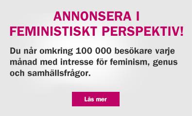 /Anna-Klara Bratt, chefredaktör Feministiskt Perspektiv Inte intressant.