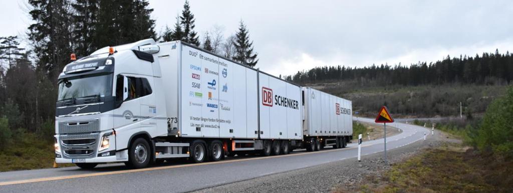 Duo-Trailer 80 ton bruttovikt, 50 ton lastkapacitet, 30