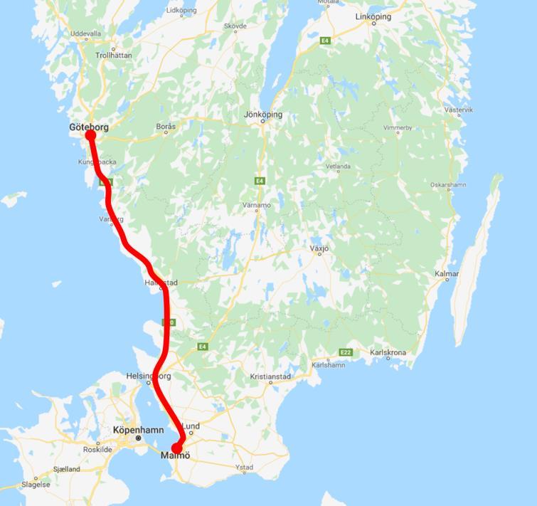 till Göteborg 280