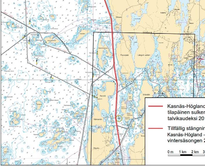 Kirjakkalanselkä Vuohensaari -väylä (1.9 m). Siirretty viitta. Karttamerkinnän muutos. Finland. Skärgårdshavet. Salo. Kimitoön.