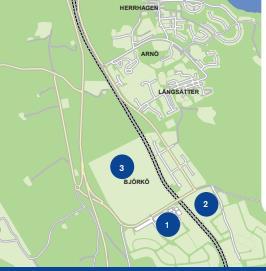 26 (60) Figur 6. Utvecklingsområden i Arnö och Björkö.