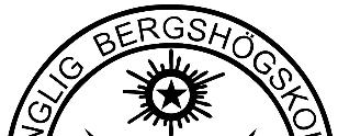 KONGLIGA BERGSSEKTIONEN VID KTH RIKTLINJER FÖR BERGSSEKTIONENS GRAFISKA PROFIL Hur logotypen och