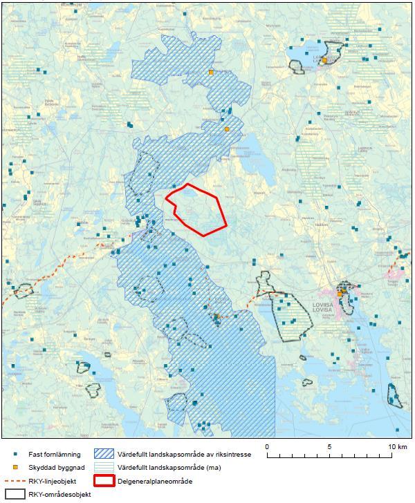 6 Karta över värdefulla landskaps- och