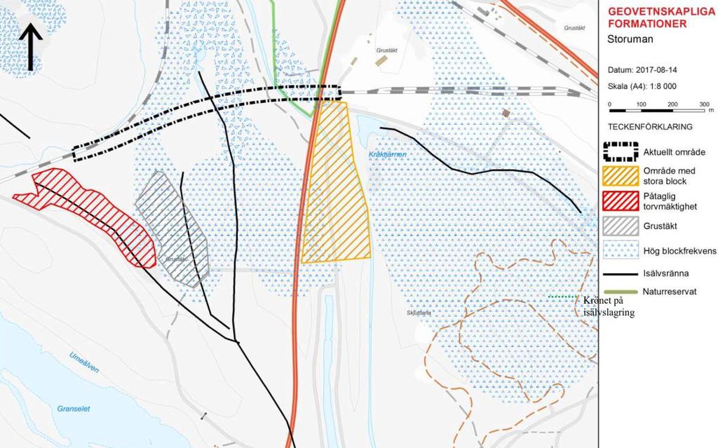2017-10-17 2015.0035-313 6 (22) påverkas ytterligare när planens förslag till utbyggnad av södra industriområdet blir aktuellt.