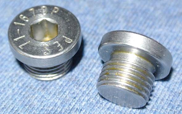 Centrifugalfiltrets plugg till BSA B50 från BSA Unit Singles i Jaffery,