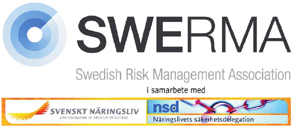 Utbildning i modern riskhantering Enterprise Risk Management ERM 12 13 mars 2013 22 23 oktober 2013 Målgrupp För dig som, både inom näringsliv och offentlig förvaltning ansvarar för