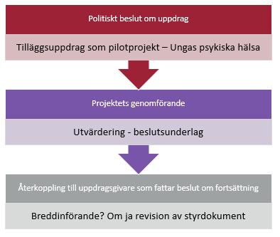 Tilläggsuppdrag ett pilotprojekt Krav- och kvalitetsboken är