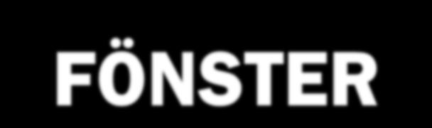 FÖNSTER
