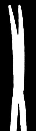 13 cm Sutursax VINKLAD Liten KROK 03-721-130 13 cm