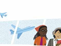 We e going to miss the plane if we don t un! the young man says. The kids hug thei dad one last time. I love you! he says. Have a good tip! To discuss: Would you like to tavel without you paents?