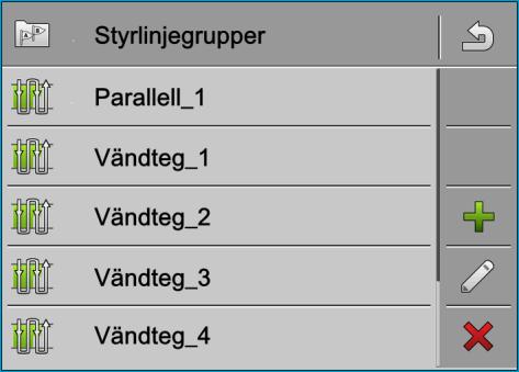 6 Parallellkörning TRACK-Leader Använda styrlinjer för parallellkörning Funktionssätt Om en fältgräns visas på bildskärmen i TRACK-Leader kan systemet skapa styrlinjer automatiskt.