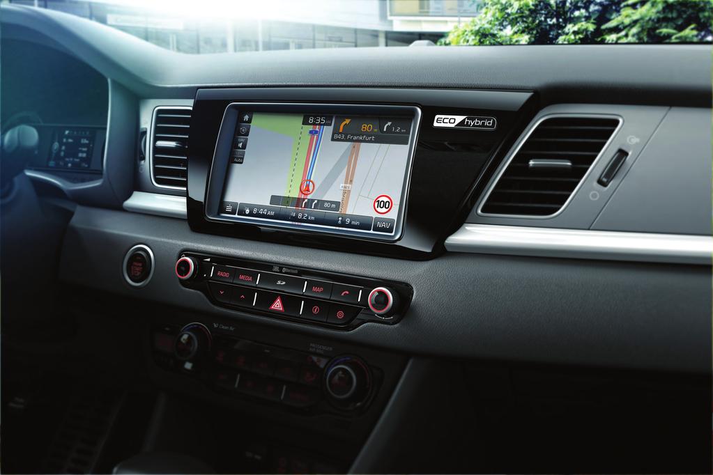 Niro Hybrid Navigationssystem med 7" skärm