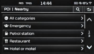 Services. Kia s connected services via: Trafikinformation i realtid** Navigationssystemet ger mycket noggrann trafikinformation som uppdateras varannan minut.