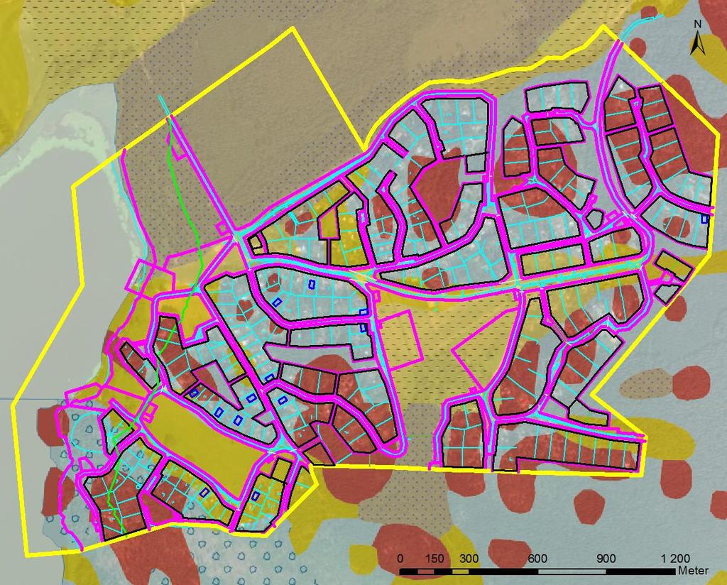 Berg Glacial lera Sandig morän Torv ovanpå postglacial lera Kärrtorv Storblockig yta, morän Figur 2. Jordarter i planområdet. Sveriges Geologiska Undersökning, SGU. 2.1 INFILTRATIONSFÖRMÅGA Olika jordarter har olika hög genomsläpplighet, infiltrationsförmåga.