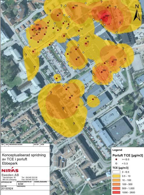 Fördjupad analys av enstaka faktorer Markföroreningar Inom Wahlbecksområdet vilket ligger i direkt anslutning till de båda planområdena har det bedrivits verksamheter av varierande slag under nära