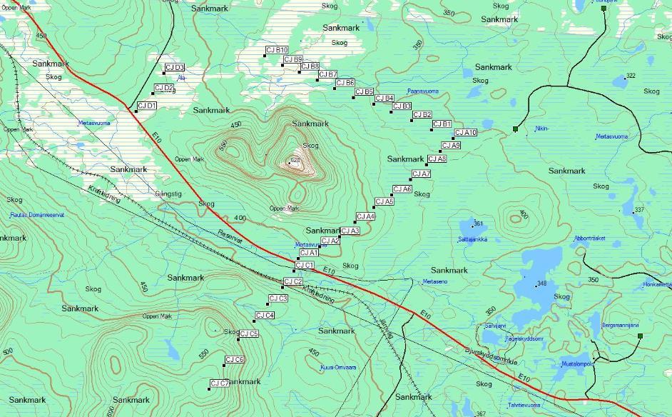 Koncentrationerna av luftburet stoft i området under 2013 och 2014 har varit generellt låga, i medel 0,6 g/m3. Analyserna för 2015 är ännu inte klara.