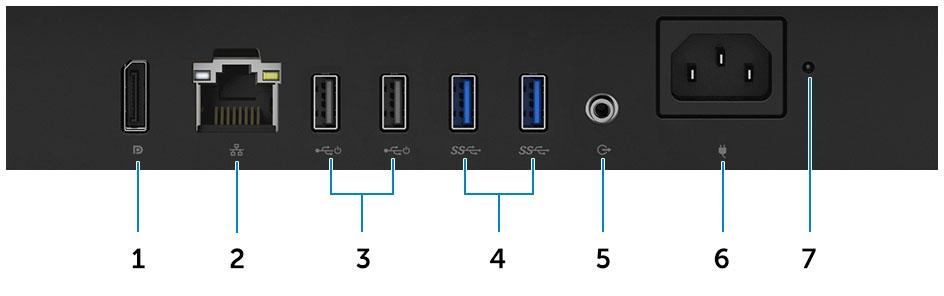 0-portar med stöd för påslagning/uppvakning 4 USB 3.