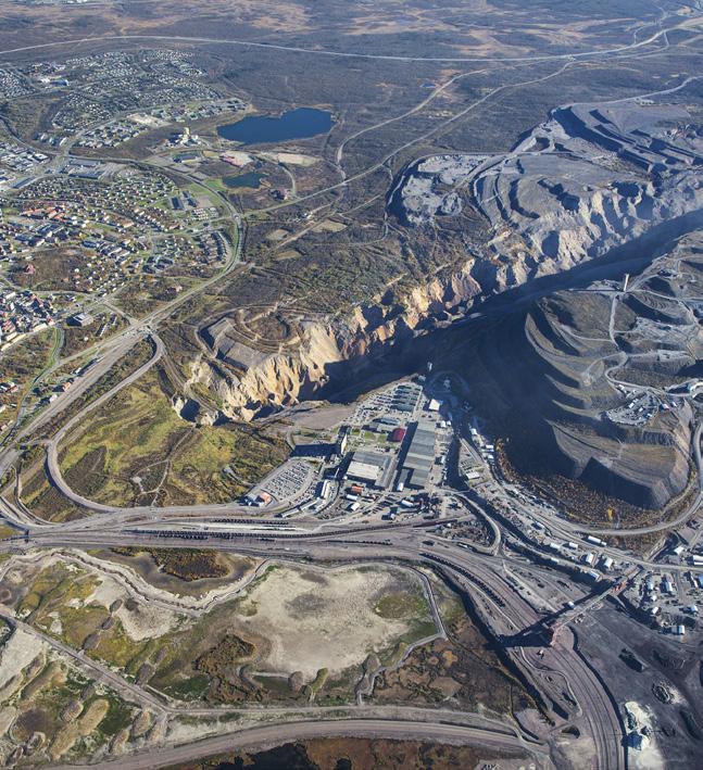 DIVISION NORRA Division Norra omfattar gruvor och förädlingsverk i Kiruna.